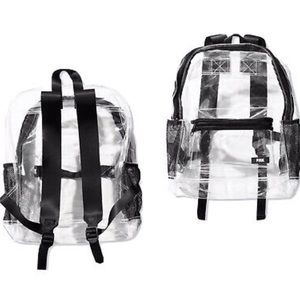 Victoria Secret Pink Clear Backpack